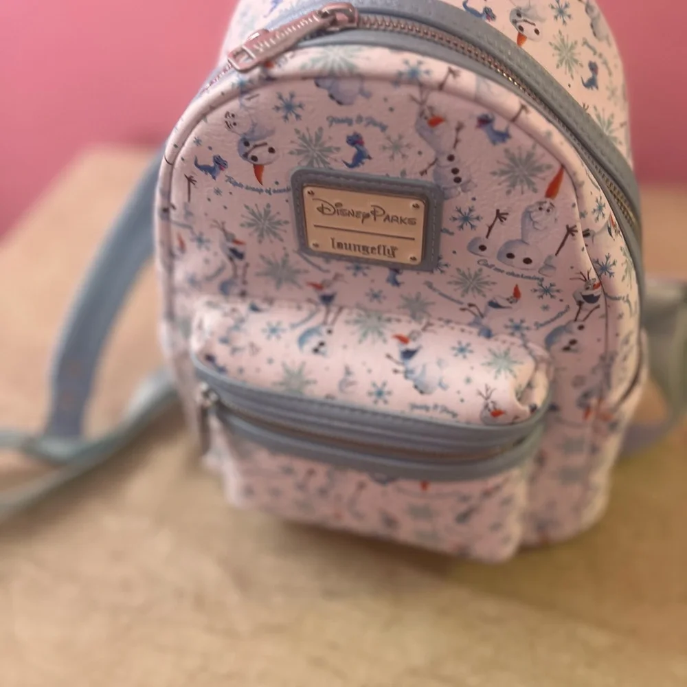 RARE Loungefly Disney Frozen II Olaf& Bruni Mini Backpack